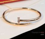 AAA Copy Cartier Juste Un Clou Bracelet Oval Rose Gold Inlaid with Diamonds
